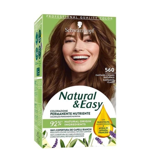 Immagine 0 di Schwarzkopf Natural & Easy Colore Capelli 560 Castano Chiaro Naturale