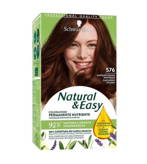 Immagine 0 di Schwarzkopf Natural & Easy Colore Capelli 576 Castano Rosso Naturale