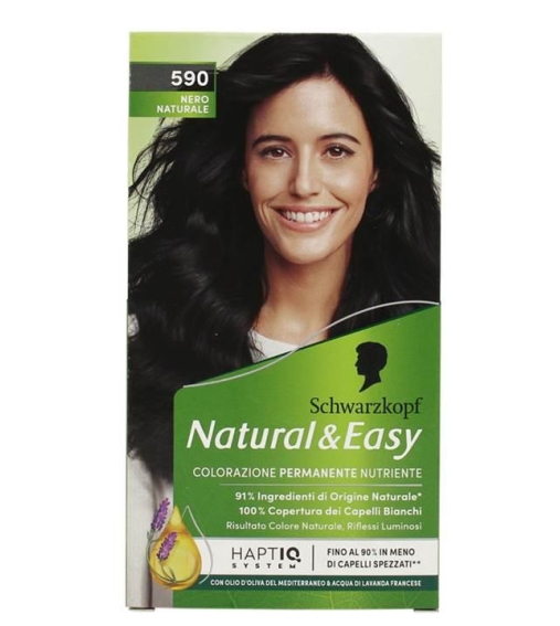 Immagine 1 di Schwarzkopf Natural & Easy Colore Capelli 590 Nero Naturale