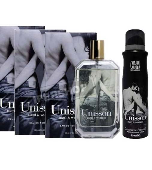 Immagine 0 di Set Unisson 3 x Profumo Uomo e Donna 100 ml equivale + 1 Deodorante