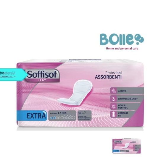 Immagine 1 di soffisof lady assorbenti extra 3 gocce da 10 pezzi