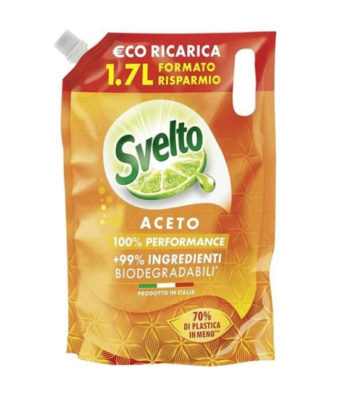 Immagine 1 di Svelto Piatti Aceto Busta Eco Ricarica Litri 1,7