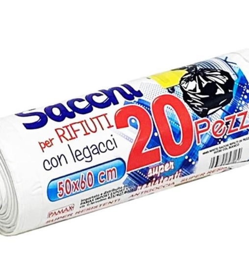 Immagine 0 di Tresis Sacchi Spazzatura Con Legacci 50×60 20Pz