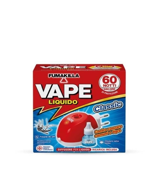 Immagine 1 di Vape Insetticida Elettroemanatore + Ricarica Liquida 60 Notti