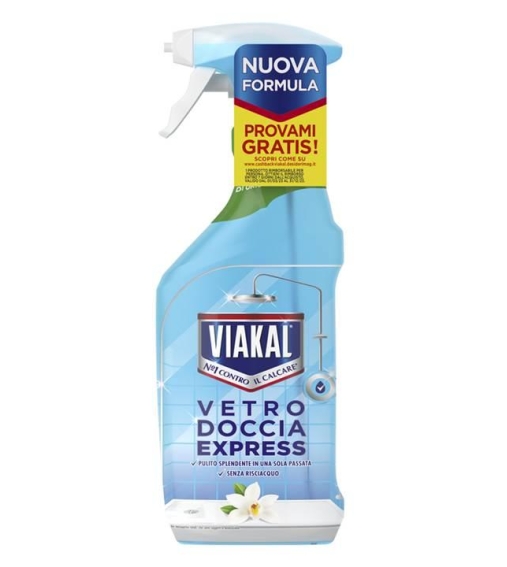 Immagine 1 di Viakal Spray Vetro Doccia Express Fiori Bianchi 470 ML