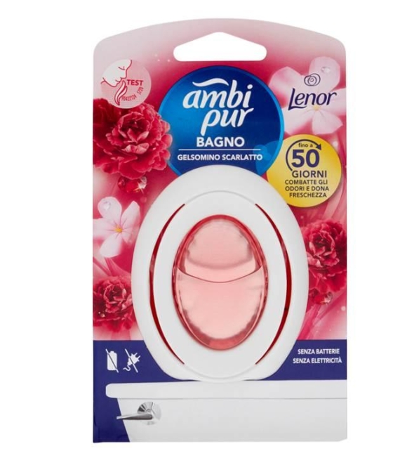 Ambi Pur Profumatore Bagno Gelsomino Scarlatto 7,5 ML