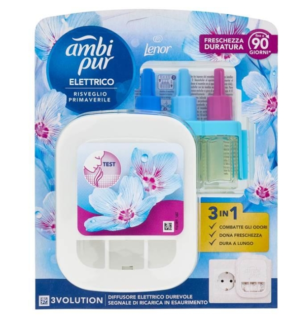 Ambipur 3 Volution Diffusore Elettrico + Ricarica Risveglio Primaverile 20 ML