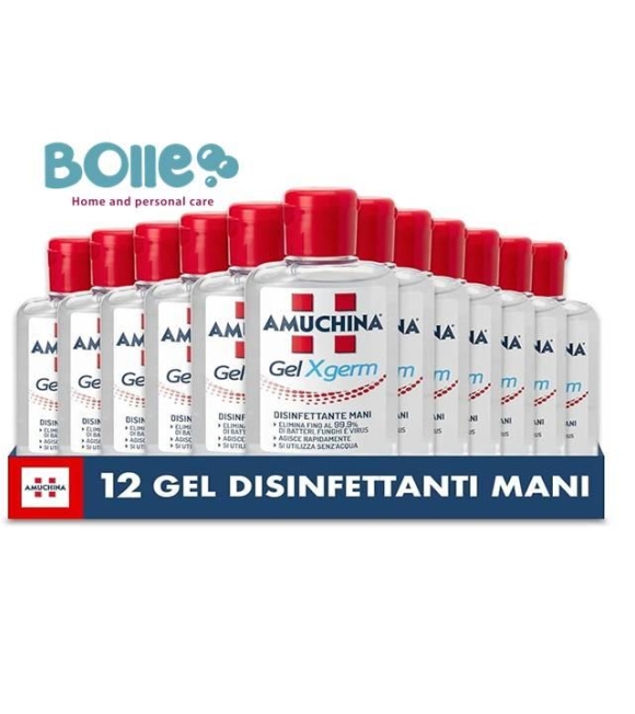 Amuchina GEL XGERM disinfettante Mani 12 Flaconi da 80 ml