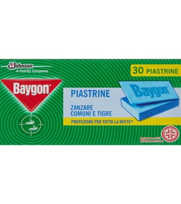 Baygon Piastrine Zanzare 30 Pezzi