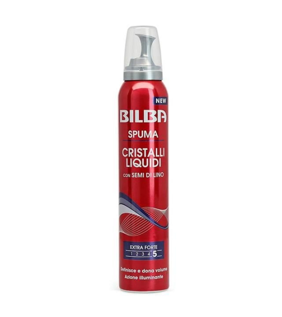 Bilba Spuma Semi Di Lino E Cristalli Liquidi Tenuta Extra Forte 200 ML