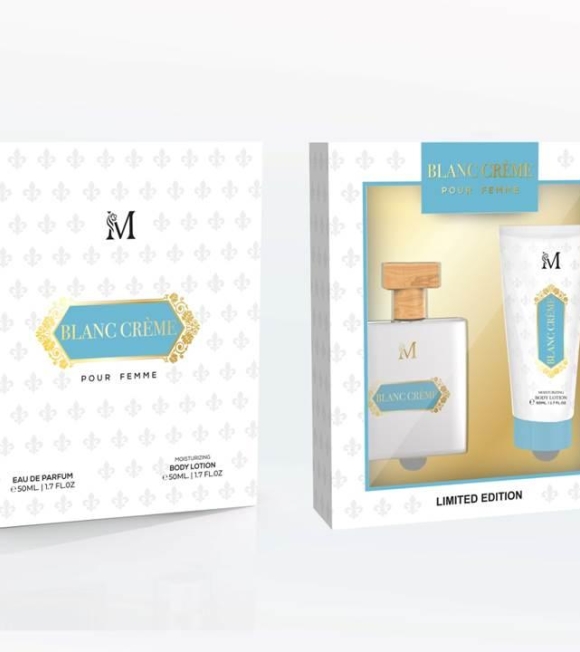 Blanc Crème Confezione Femminile EDP 50ML+Body Lotion 50ML Equivalente Bianco Latte