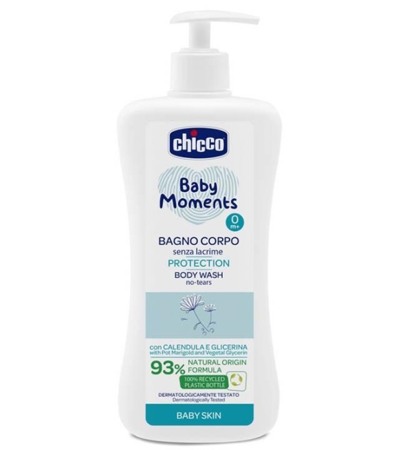 Chicco Baby Moments Bagno Corpo Relax Senza Lacrime con Calendula e Glicerina 500 ML