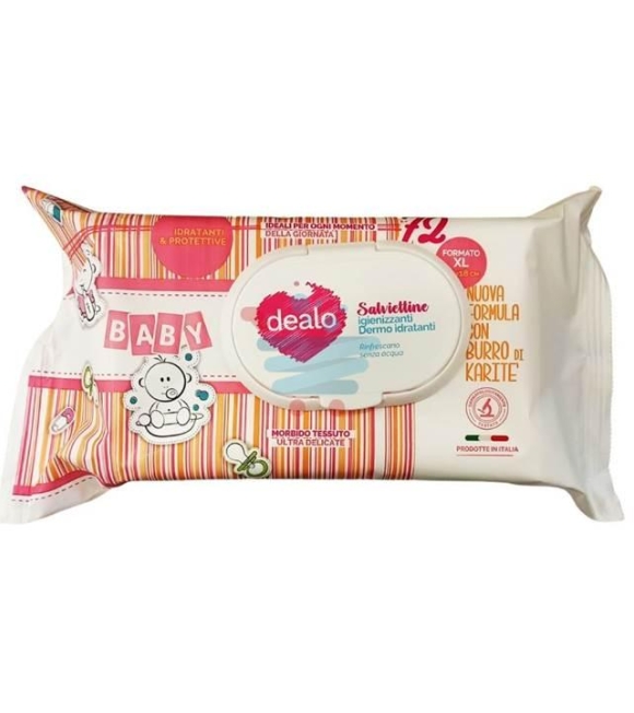 Dealo Salviettine Igienizzanti Con Burro Di Karitè 72 Pezzi