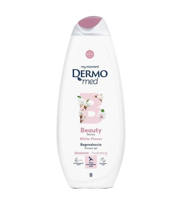 Dermo Med Bagnodoccia Idratante Beauty White Flower 650 ML