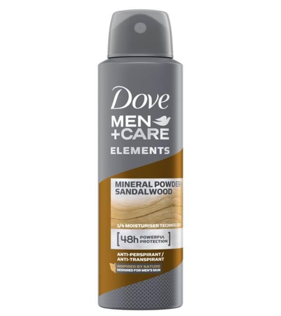 Dove Deodorante Spray Men Mineral Sandalwood 150 ML