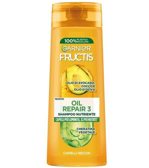 Garnier Fructis Oil Repair 3 Shampoo Nutriente Capelli Secchi 250 ML