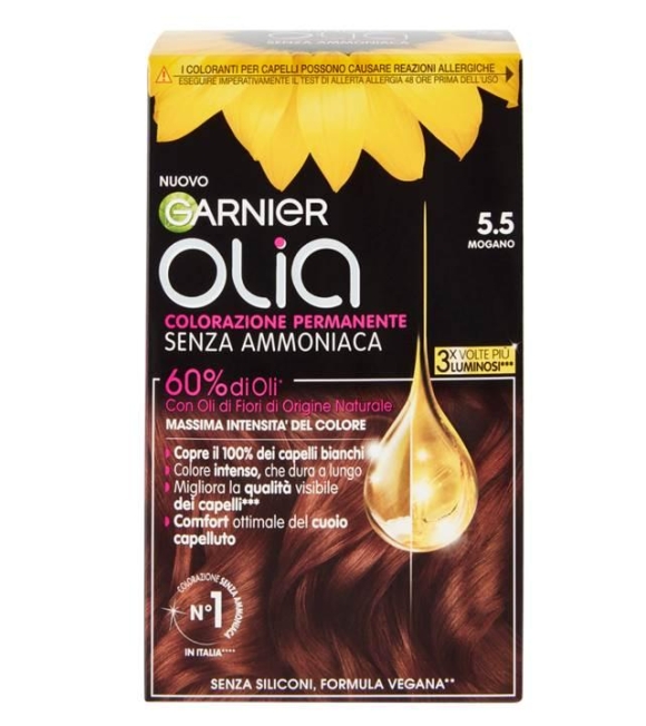 Garnier Olia Colore Capelli Senza Ammoniaca 5.5 Mogano
