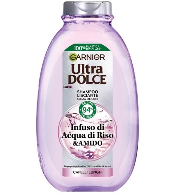 Garnier Ultra Dolce Shampoo Acqua Di Riso & Amido 300 ML