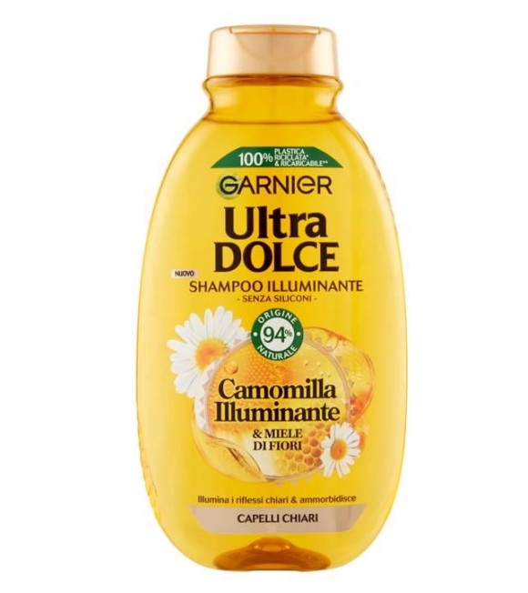 Garnier Ultra Dolce Shampoo Camomilla Baciata dal Sole 250 ML