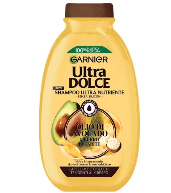 Garnier Ultra Dolce Shampoo Olio di Avocado & Burro di Karitè 250 ML