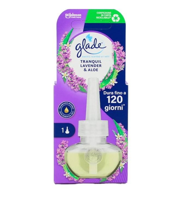 Glade Profumatore Per Ambienti Lavanda e Aloe Ricarica 20 ML