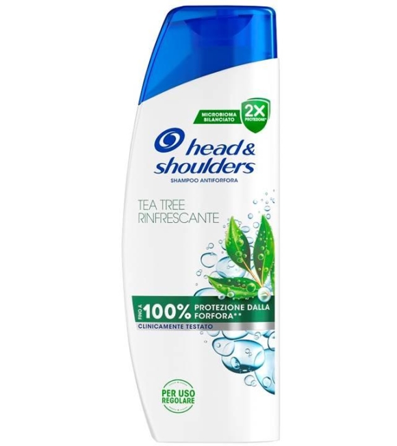Head&Shoulders Antiforfora Shampoo Tea Tree Rinfrescante 250 ML