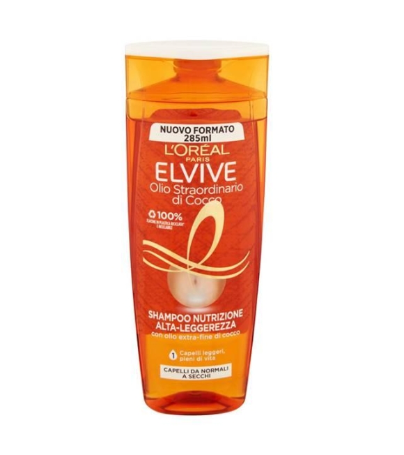 L'Oreal Paris Elvive Shampoo Nutriente Ultra Leggero 285 ML