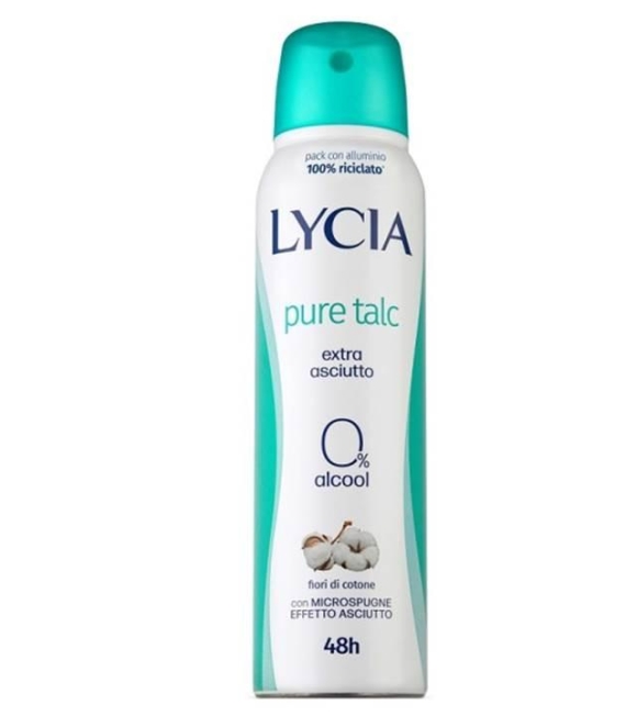 Lycia Deodorante Spray Pure Talc 150 ML