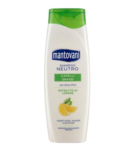 Mantovani Shampoo Capelli Grassi Limone E Zinco Pca 400 ML