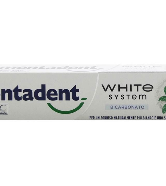 Mentadent Dentifricio White System Bicarbonato 75 ML