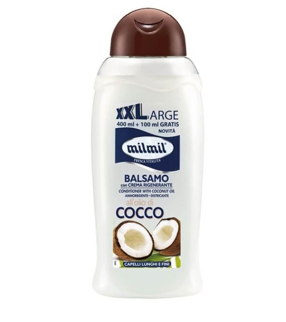 Mil Mil Balsamo Per Capelli XXL Con Olio Di Cocco 500 ML