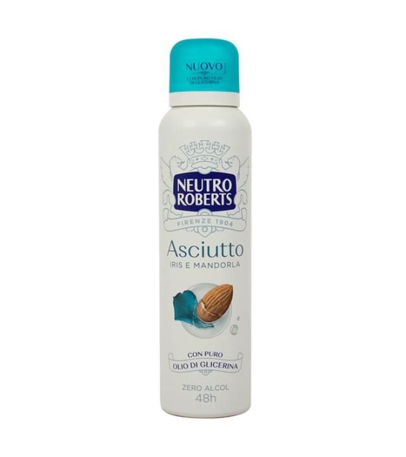 Neutro Roberts Deodorante Spray Asciutto Iris E Mandorla 150 ML