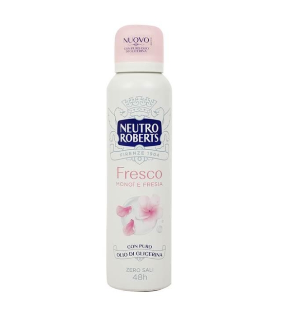 Neutro Roberts Deodorante Spray Fresco Monoi e Fresia 150 ML