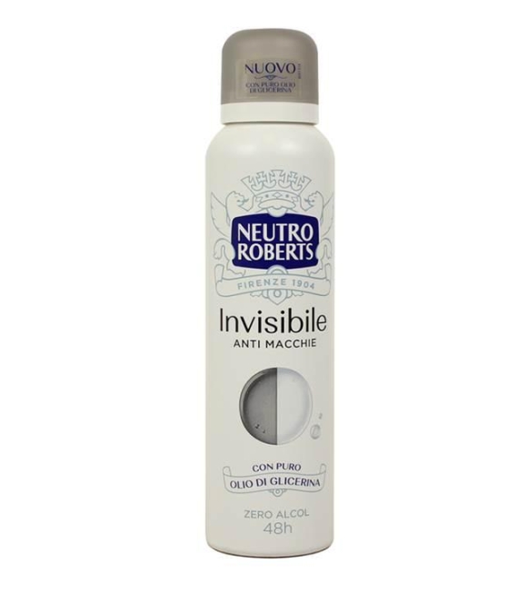 Neutro Roberts Deodorante Spray Invisibile Anti Macchie 150 ML