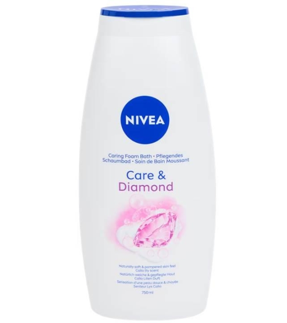 Nivea Care & Diamond Bagnodoccia Cremoso – Detergente Corpo Delicato 750 ML