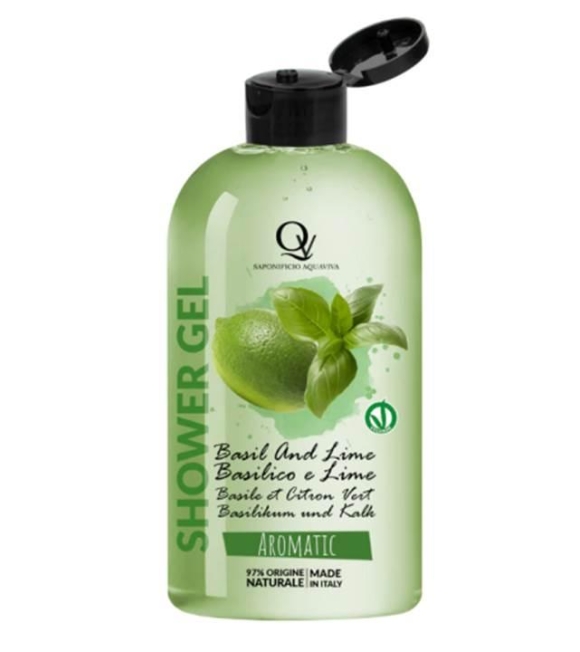 Saponificio Aquaviva Bagnodoccia Aromatic Basilico e Lime 500 ML
