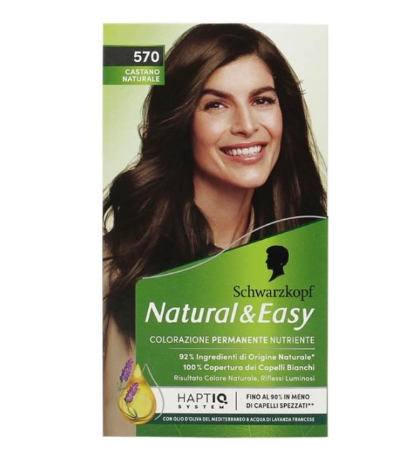 Schwarzkopf Natural & Easy Colore Capelli 570 Castano Naturale