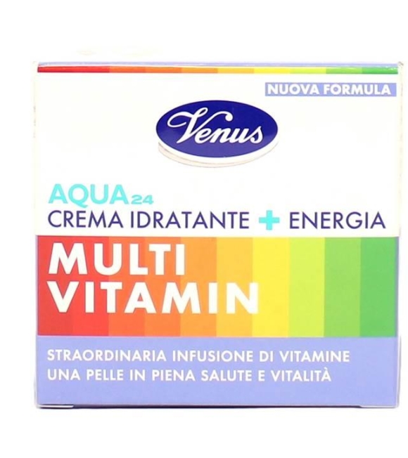 Venus Crema Aqua24 Viso Idratante Multivitaminica 50 ML