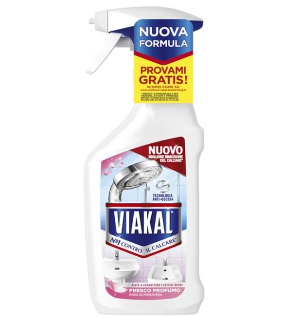 Viakal Anticalcare Fresco Profumo Spray 470 ML