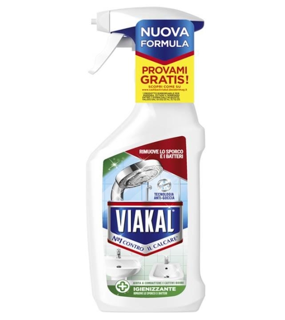 Viakal Anticalcare Igienizzante Spray 470 ML