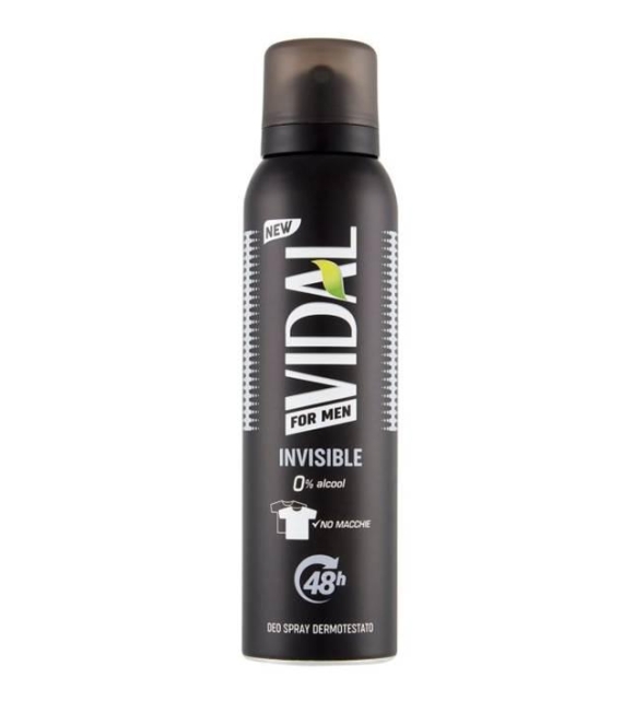Vidal Deodorante Spray Men Invisible 150 ML