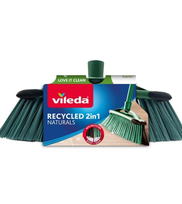 Vileda Scopa 2in1 Recycled Naturals