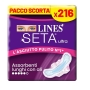 216 Lines seta ultra lungo con ali assorbenti paccorisparmio